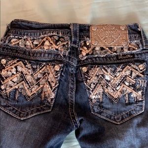 Very sparkly butt Miss Me Jeans
